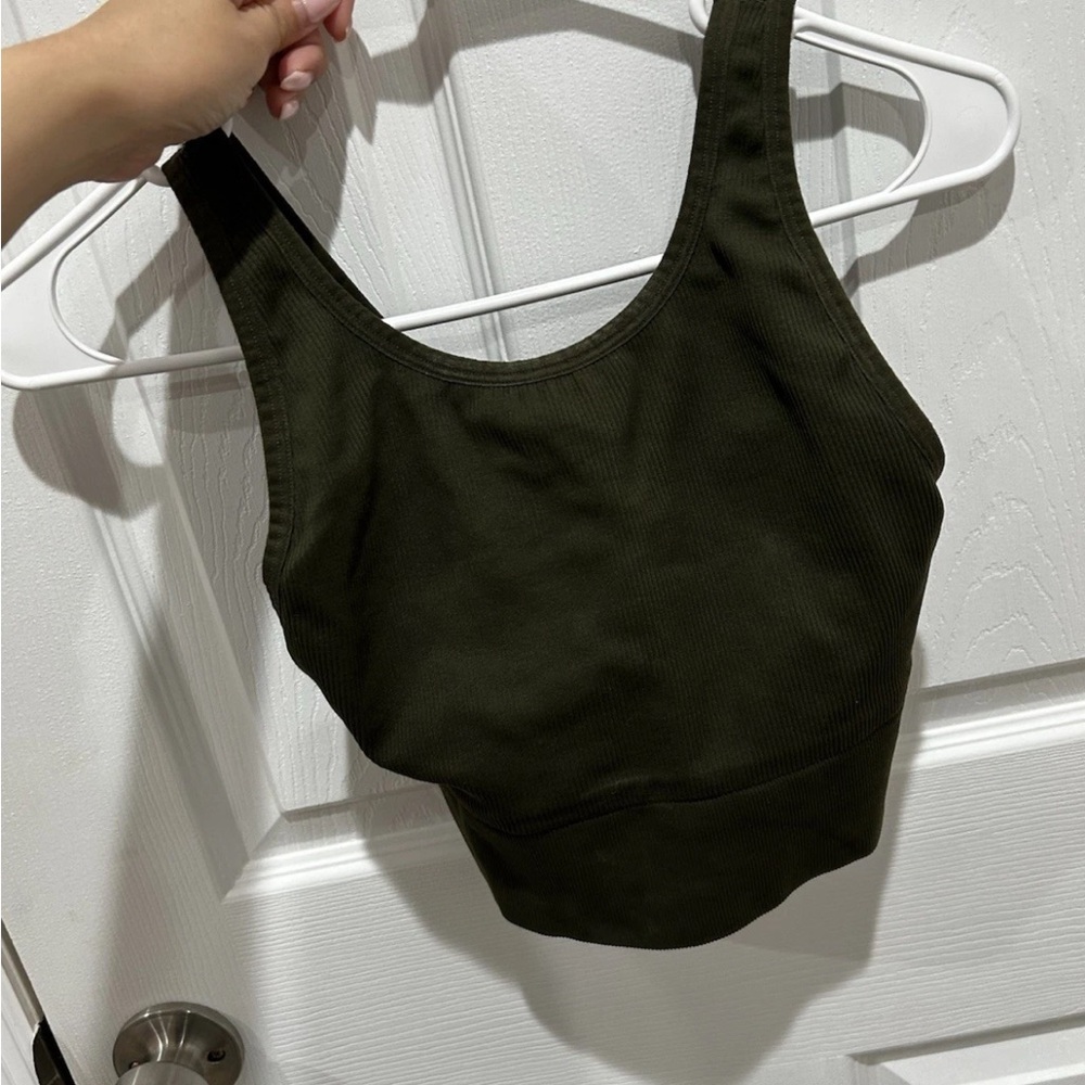 Victoria's Secret Khaki Green Top